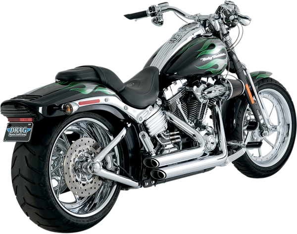 Sistema de escape Shortshots escalonado Vance & Hines EXHAUST SS STAG.86-11 ST