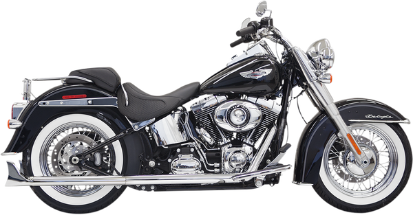 Sistema de escape Fishtail True Dual BASSANI EXHAUST FTAIL 30"W/BAF 07