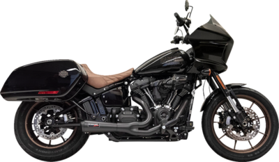 Sistema de escape corto Ripper 2 en 1 BASSANI XHAUST Exhaust 2:1 Road Rage 2 Ripper Short 49C SS M8 Softail