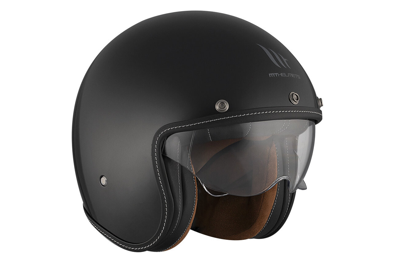 MT HELMETS LE MANS 2 SV S SOLID A1 NEGRO MATE
