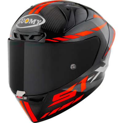 Suomy S1-XR GP CARBON HYPERSONIC RED