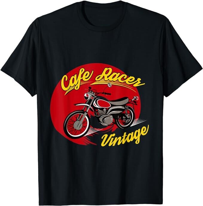 Camiseta de moto envejecidas vintage Cafe Racer