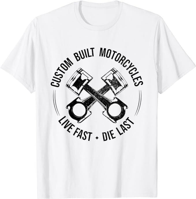 Custom Motorcycle Chopper Bobber  Camiseta