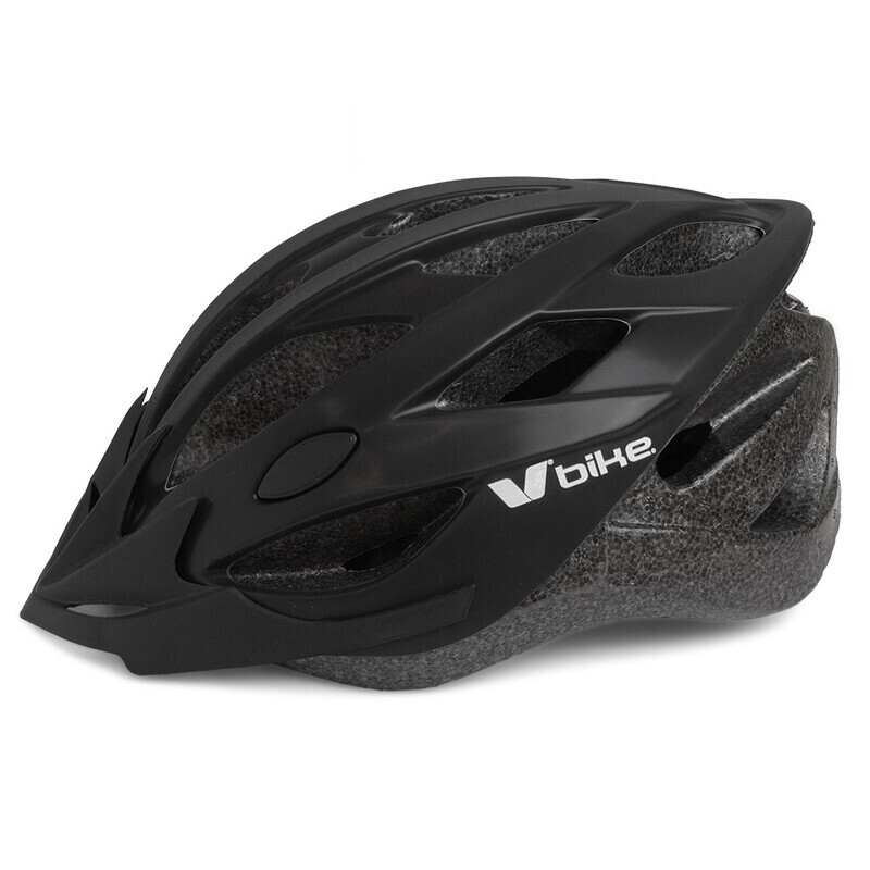 Casco V Bike MTB/Road 20 ventilaciones negro talla M (55-58cm) y L (58-61cm)