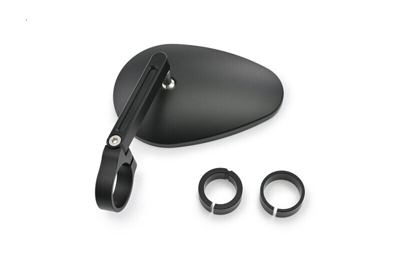 Daytona "D-MIRROR-22" ESPEJO FINAL DE BARRA DE ALUMINIO NEGRO