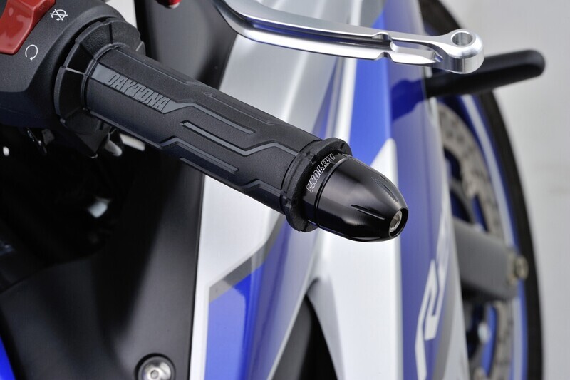 Daytona EXTREMOS DE MANILLAR "BULLET" CNC NEGRO ANODIZADO 14-19MM