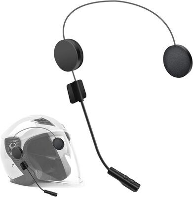 OBEST Auriculares Casco para Motocicleta, Inalámbrica Manos Libres Moto Casco Auricular, Bluetooth 5.0 Reducción de Ruido Auriculares, 450mAh 720 Horas en Espera, con Micrófono Music Call Control