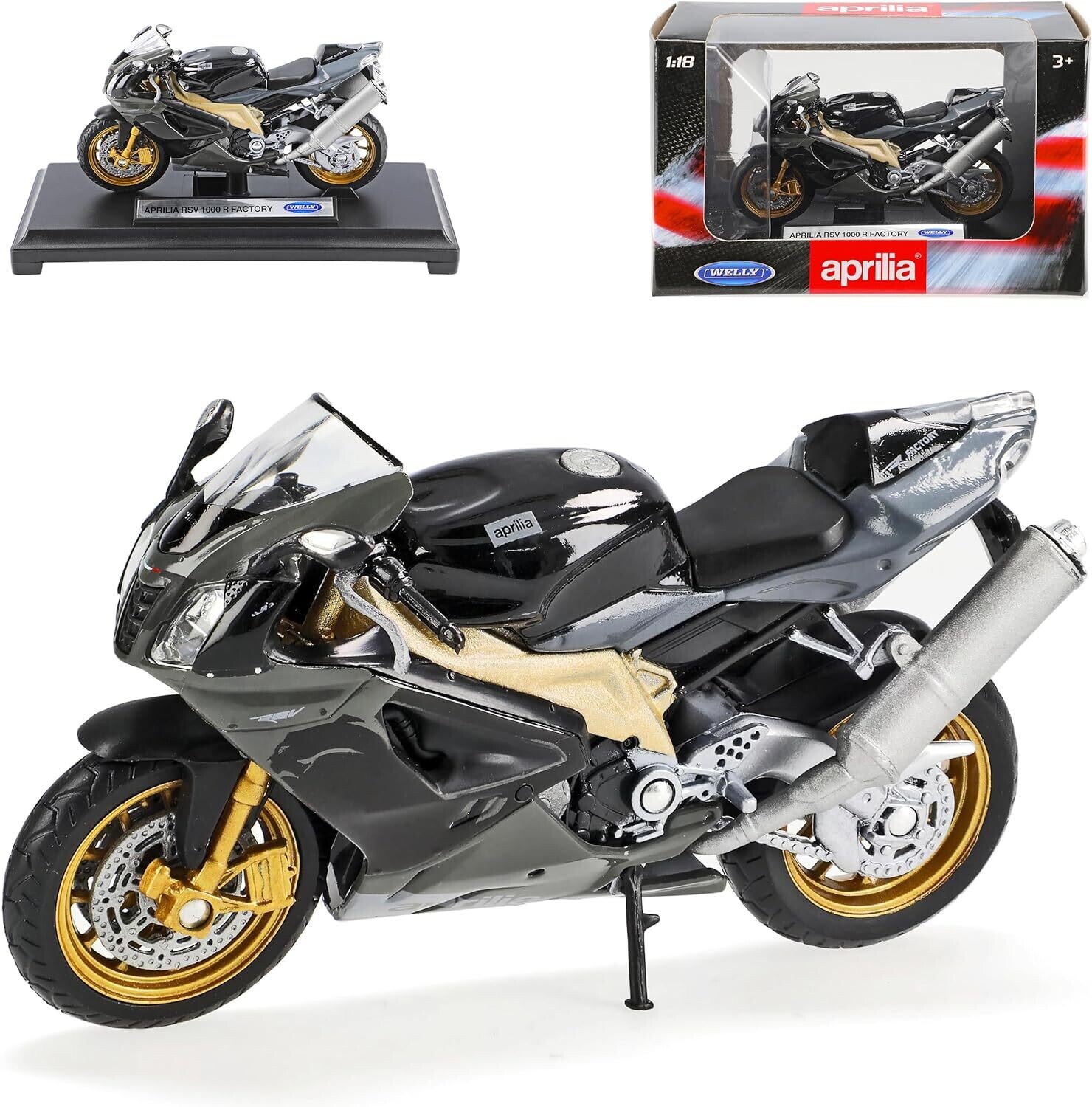 APRILIA RSV1000R factory 1/18