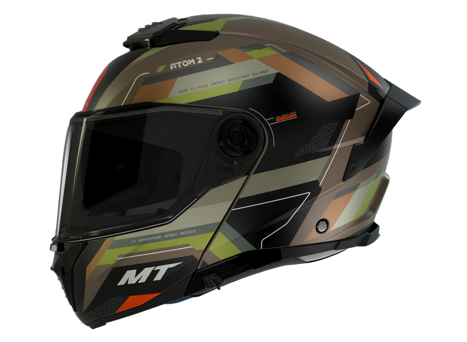 MT Helmets ATOM 2 SV BAST A6 MATE