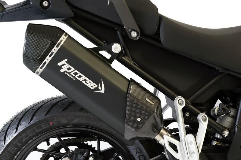 Silenciador Slip-On HP CORSE SPS Carbon homologado Triumph Tiger