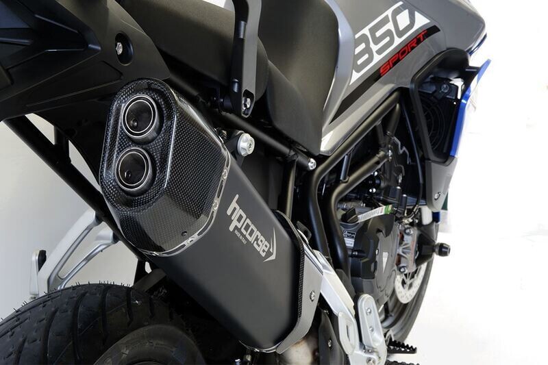 Silenciador Slip-On HP CORSE SP-3 Carbon homologado Triumph Tiger