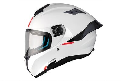 MT HELMETS TARGO S SOLID A0 BLANCO PERLA BRILLO
