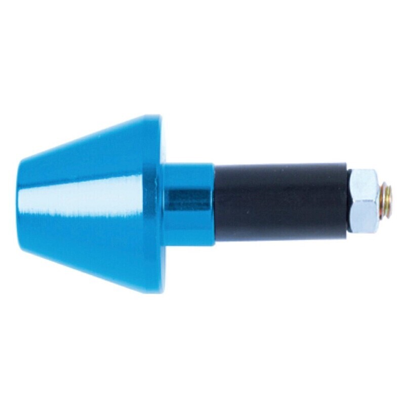 Contrapesos de manillar cónicos aluminio universales  - Azul