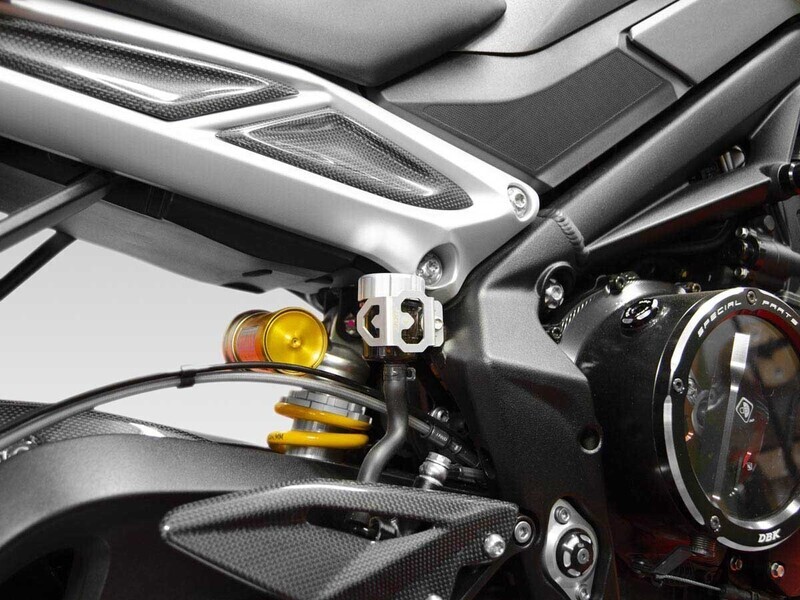 PSFP01 - PROTECCIÓN DEL DEPÓSITO DE FRENO TRASERO para Triumph, Ducati y Moto Guzzi