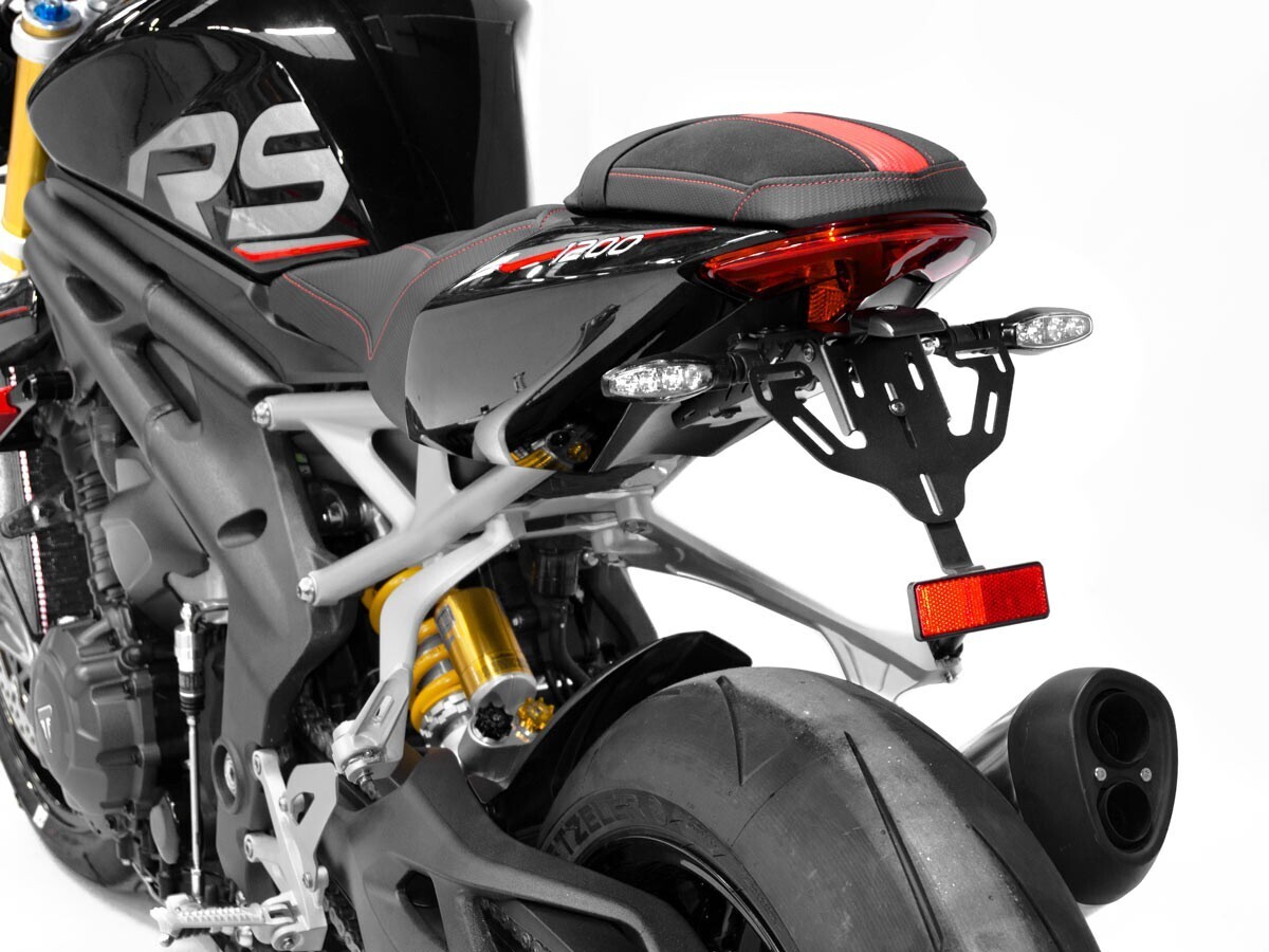 PRT18 - PORTA MATRÍCULA AJUSTABLE PARA TRIUMPH