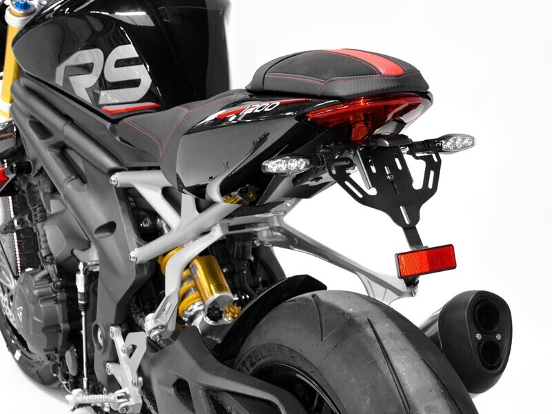 PRT18 - PORTA MATRÍCULA AJUSTABLE PARA TRIUMPH