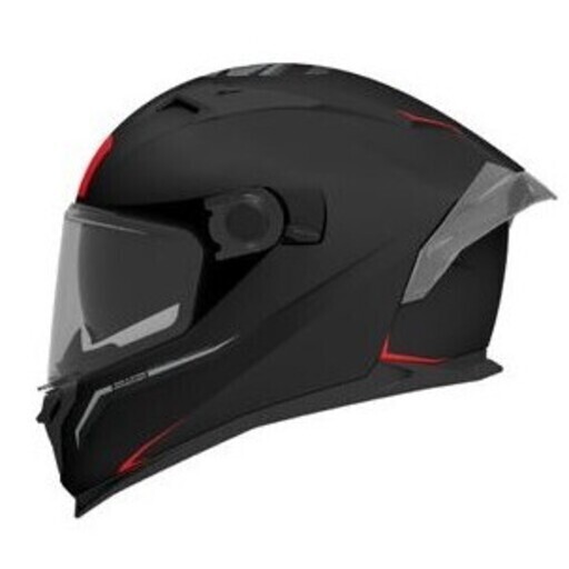 MT HELMETS BRAKER SV SOLID A1 NEGRO BRILLO