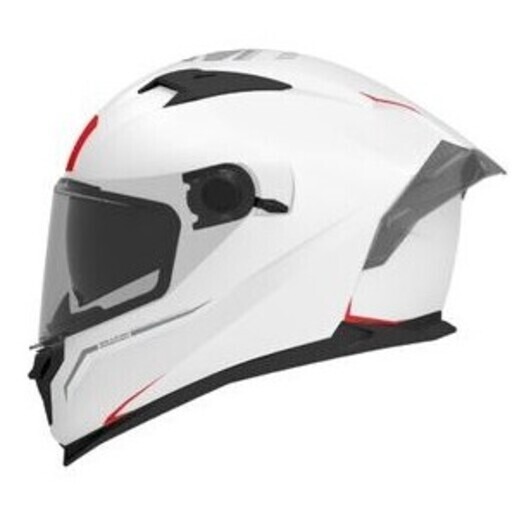 MT HELMETS BRAKER SV SOLID A0 BLANCO PERLA BRILLO