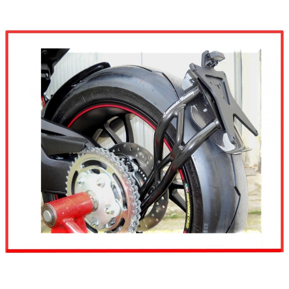KIT PORTAMATRÍCULAS BAJO MONOBRAZO PARA MULTISTRADA 1200 - 2010/2014
