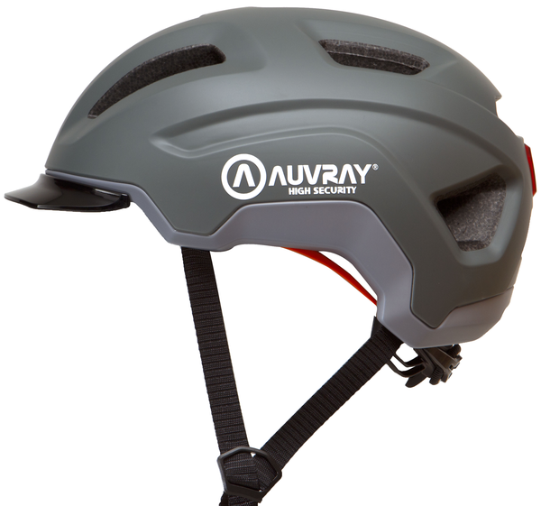 Casco Bici / Patinete con luz AUVRAY CITY HELMET GREY