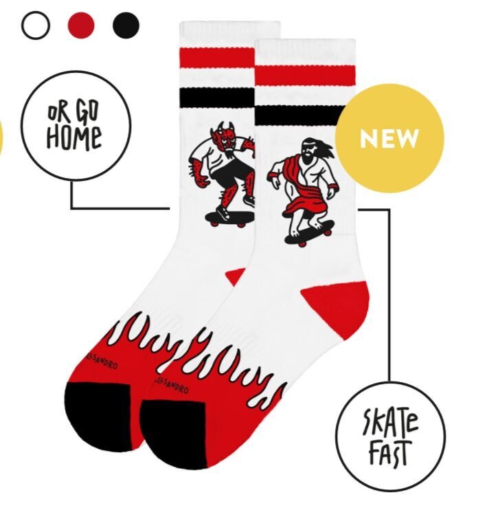 American Socks Mid Skate Fast