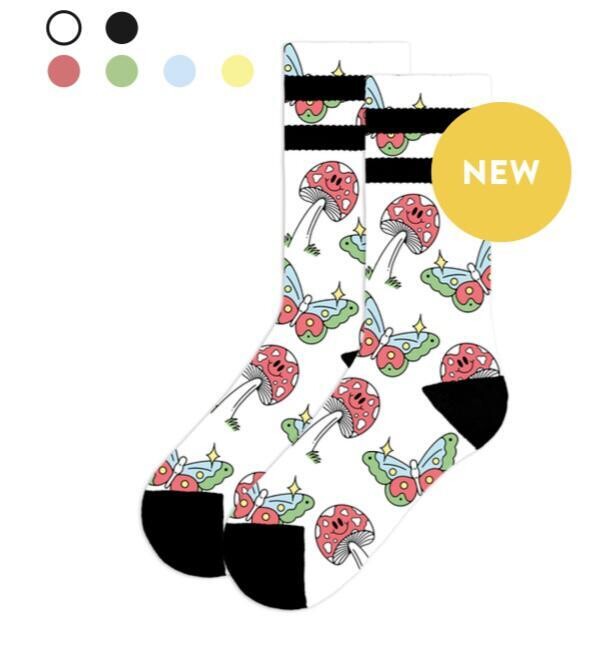 American Socks Mid High Never Stop Growing