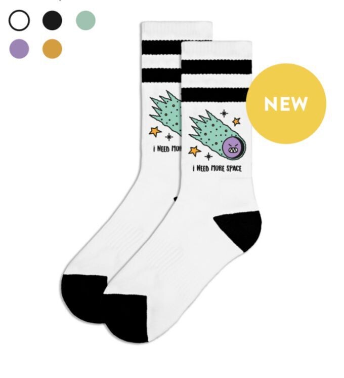 American Socks Mid More Space
