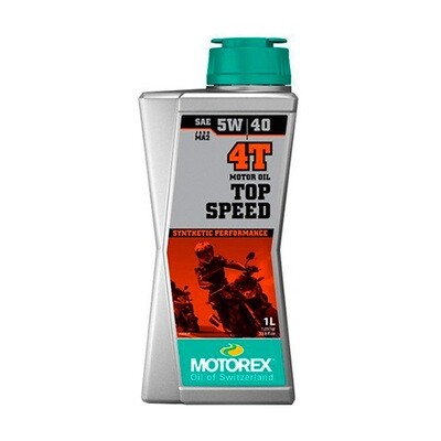 Aceite MOTOREX TOP SPEED 4T 5W40 1L