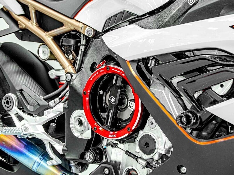 CCDV12 - TAPA EMBRAGUE CLARO BMW BAÑO DE ACEITE 3D-EVO para BMW S1000 y M1000