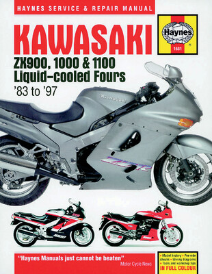 Manual de reparación motocicleta KAWASAKI ZX900/1000/1100