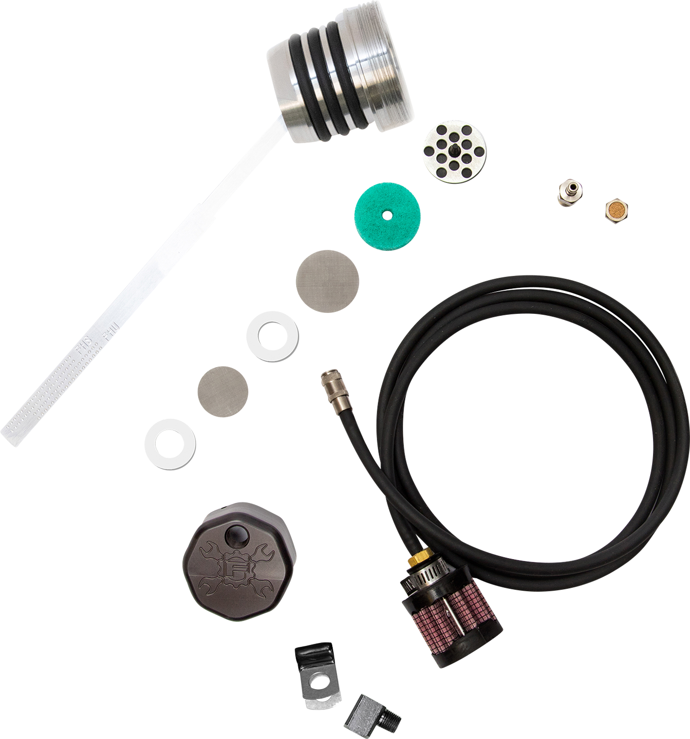 Varilla de nivel ventilada FEULING OIL PUMP CORP. DIPSTICK VENTED para HARLEY DAVIDSON 99-05 BLK
