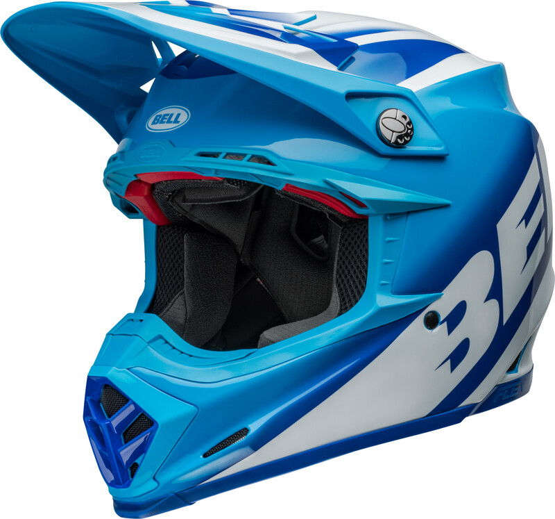 Casco BELL Moto-9S Flex - Rail Gloss Blue/White