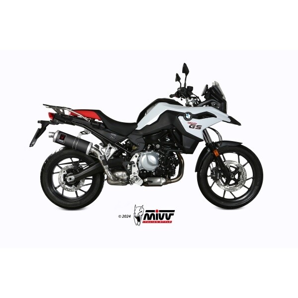 Escape MIVV SLIP-ON DAKAR BLACK BMW F 750 GS / F 850 GS 2018-24 Homologado