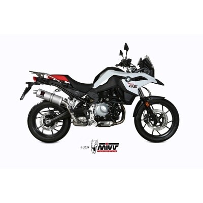 Escape MIVV SLIP-ON DAKAR ST. STEEL BMW F 750 GS / F 850 GS 2018-24
Homologado