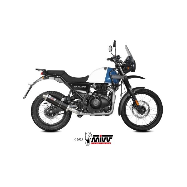 Escape MIVV SLIP-ON OVAL BLACK ROYAL ENFIELD SCRAM 411 2022-24 / HIMALAYAN 2021-23