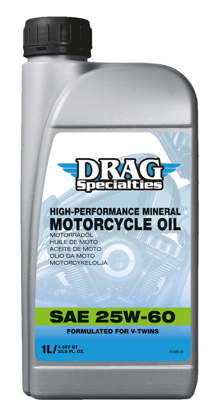 Aceite de motor mineral DRAG SPECIALTIES
OIL E-DRAG 25W60 1L