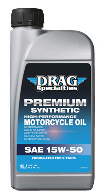 Aceite motor sintético 15W-50 DRAG SPECIALTIES
OIL E-DRAG 15W50 SYN 1L