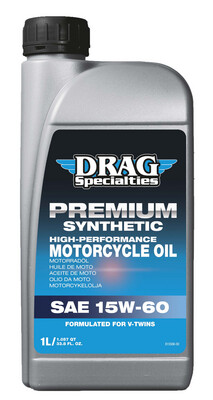 Aceite motor sintético 15W-60 DRAG SPECIALTIES
OIL E-DRAG 15W60 SYN 1L
