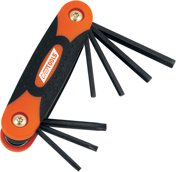 Multiherramientas plegable Hex/Torx® para Harley Davidson CRUZTOOLS
CRUZTOOL HEX/TORX SET