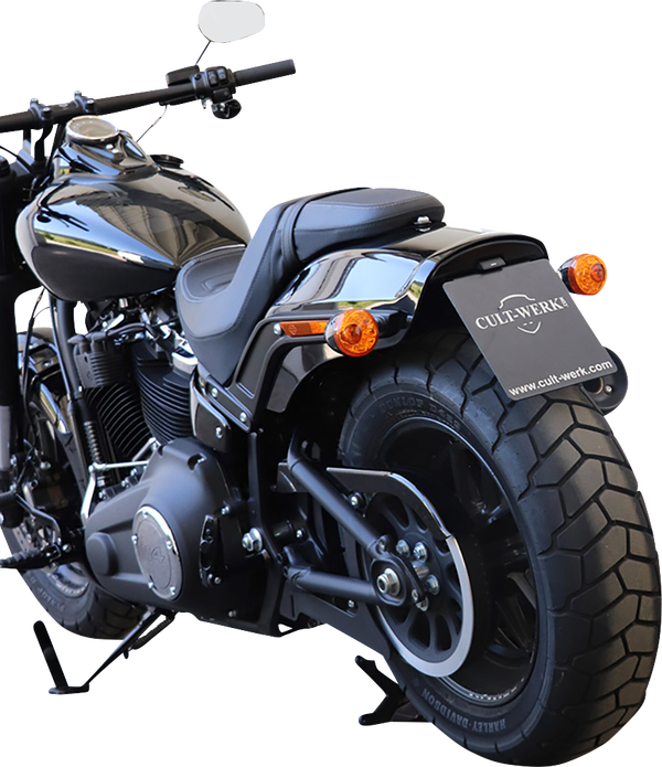 Soporte para matrícula CULT WERK
LICENSE PLATE BRACKET para HARLEY DAVIDSON FXFB 1750 ABS