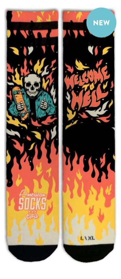 American Socks Signature Welcome To Hell