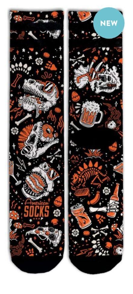 American Socks Signature Slick Dinos