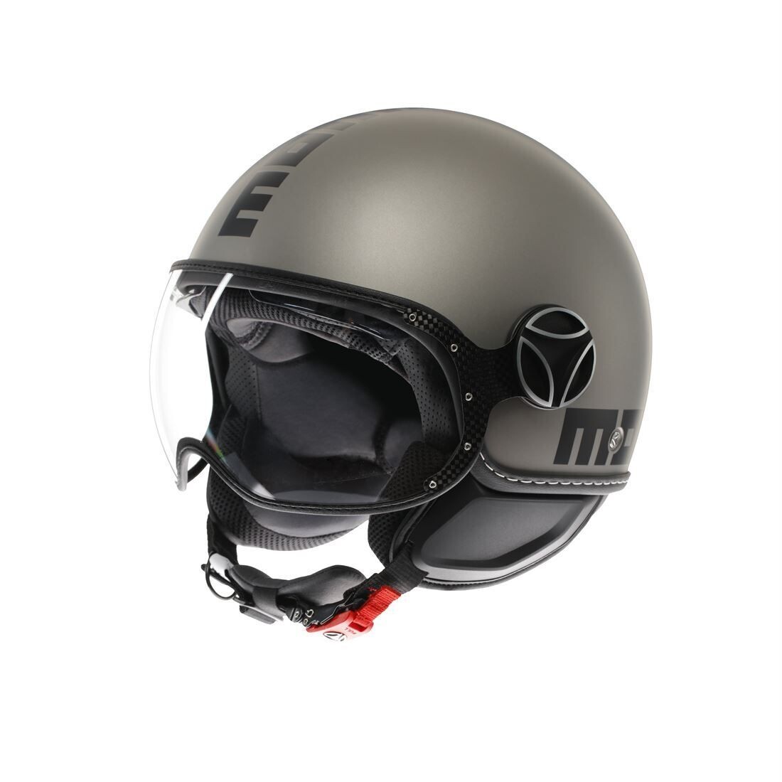 CASCO MOMO FGTR EVO E2206 MONO MATT TITANIUM FROST/BLACK