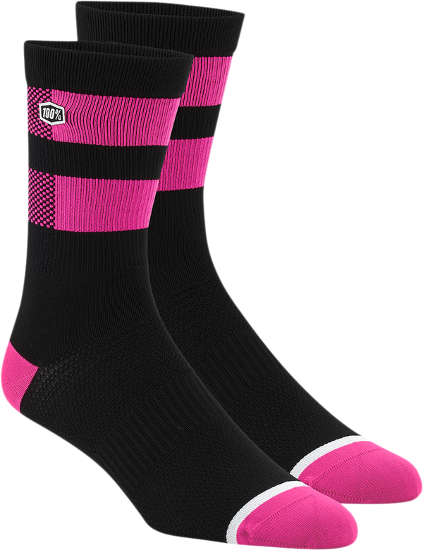 Calcetines Flow 100% SOCK FLOW BK/F PK