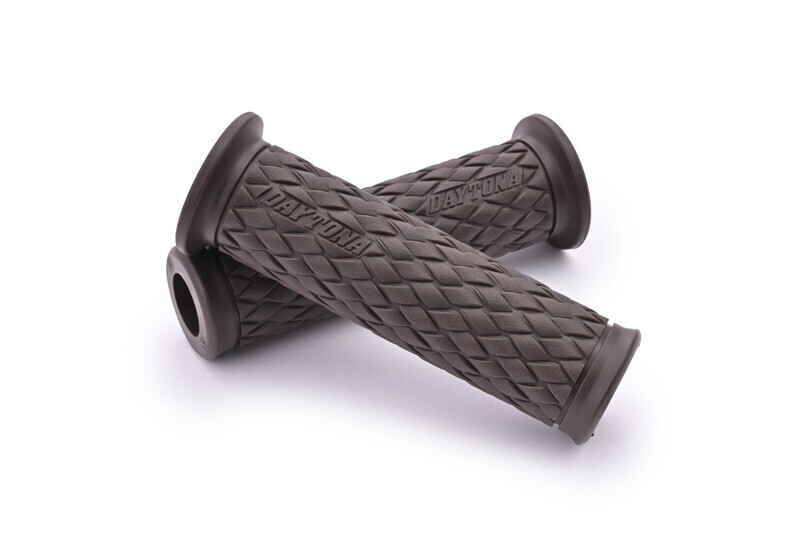 DAYTONA PAR DE PUÑOS "GRIPPYGRIP" GGD-KNIT MARRÓN Ø22,2 MM 7/8"