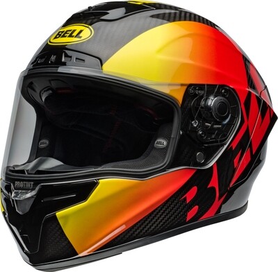 Casco BELL Race Star DLX Flex - Offset Gloss Black/Red