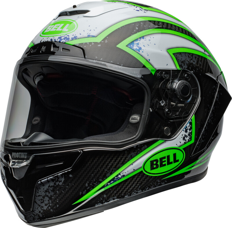 Casco BELL Race Star DLX Flex - Xenon Gloss Black/Kryptonite