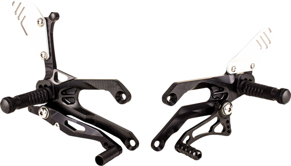 Estriberas GILLES TOOLING REARSET FACTOR-X BK para Yamaha R3