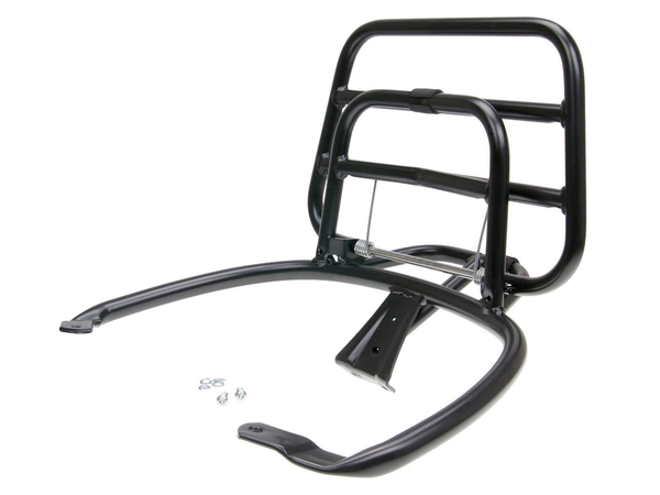 Portaequipajes trasero Vespa plegable en negro para Vespa Primavera, Vespa Sprint full Vespa Scooter Accesorios