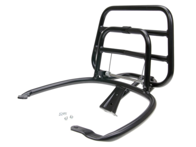 Portaequipajes trasero Vespa plegable en negro para Vespa Primavera, Vespa Sprint full Vespa Scooter Accesorios